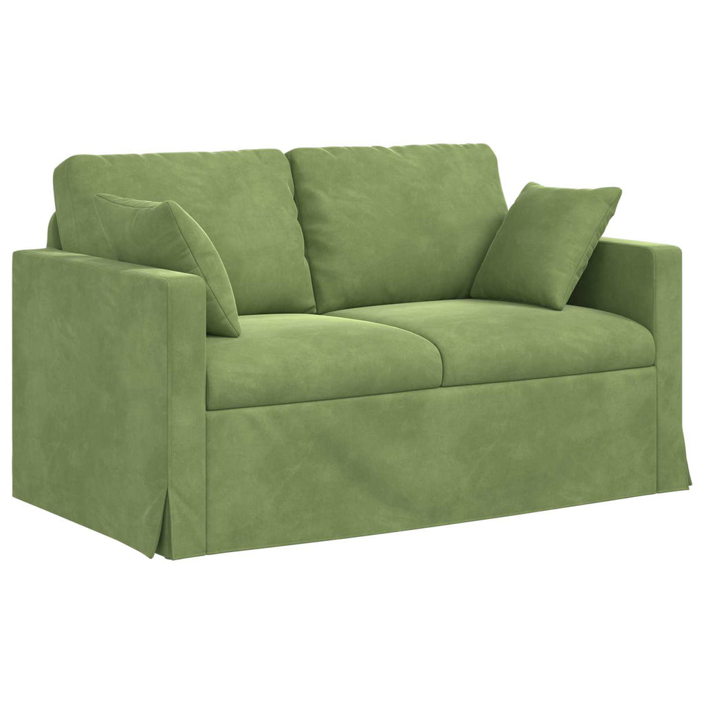 Sofa Hellgrün 138 x 78 x 80 cm Samt