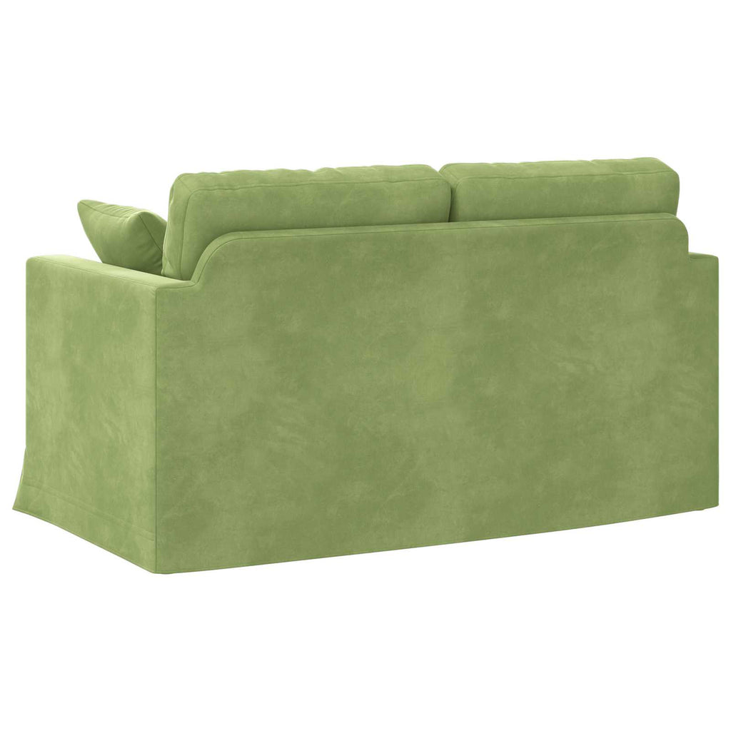 Sofa Hellgrün 138 x 78 x 80 cm Samt
