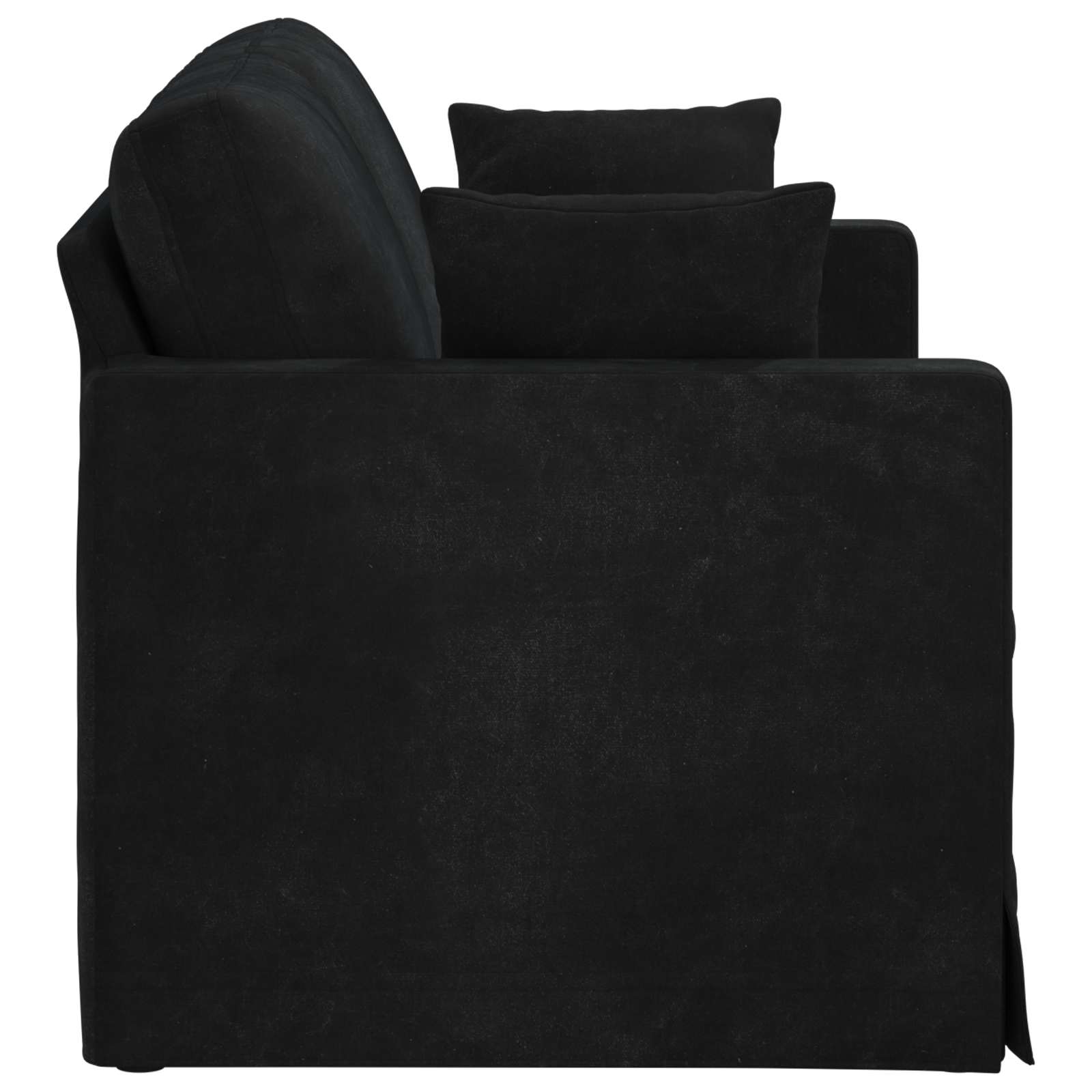 Sofa Schwarz 138 x 78 x 80 cm Samt