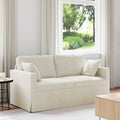 Sofa Creme 158 x 78 x 80 cm Samt
