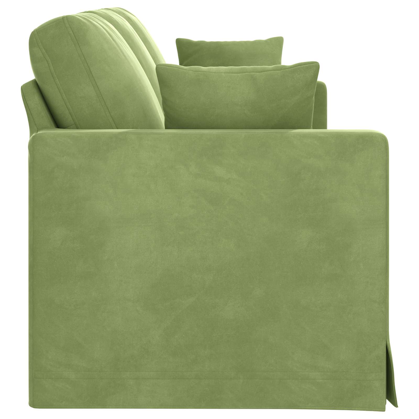 Sofa Hellgrün 198 x 78 x 80 cm Samt