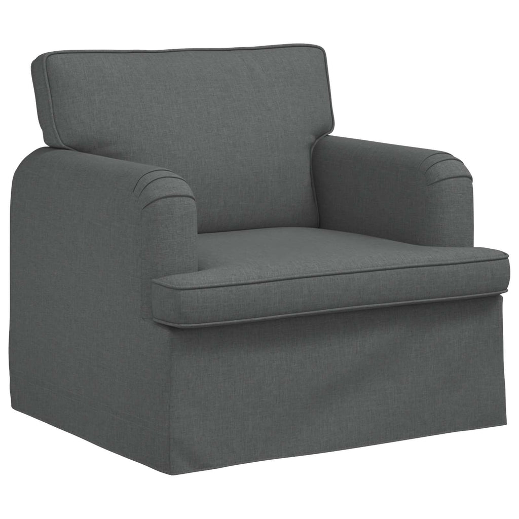 Sofa Dunkelgrau 84 x 80 x 85 cm Stoff