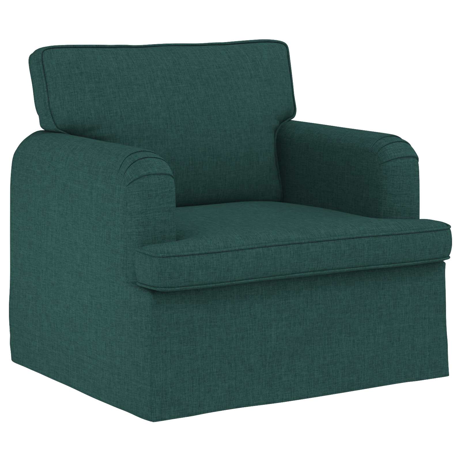 Sofa Dunkelgrün 84 x 80 x 85 cm Stoff
