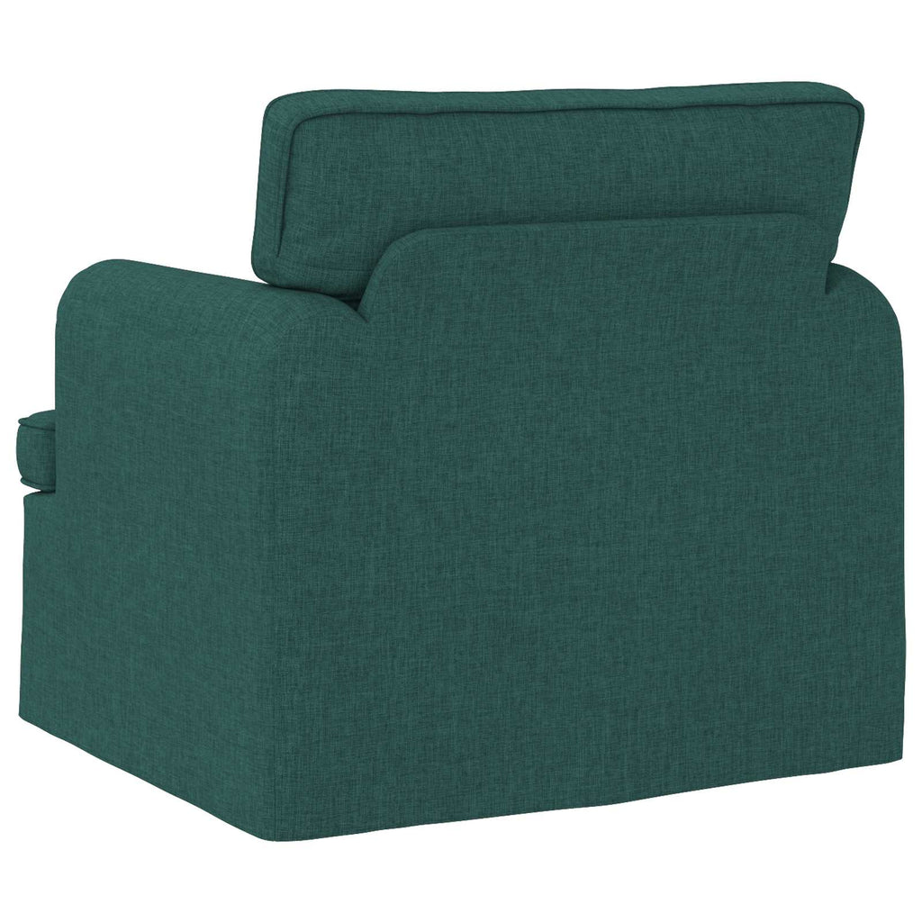 Sofa Dunkelgrün 84 x 80 x 85 cm Stoff