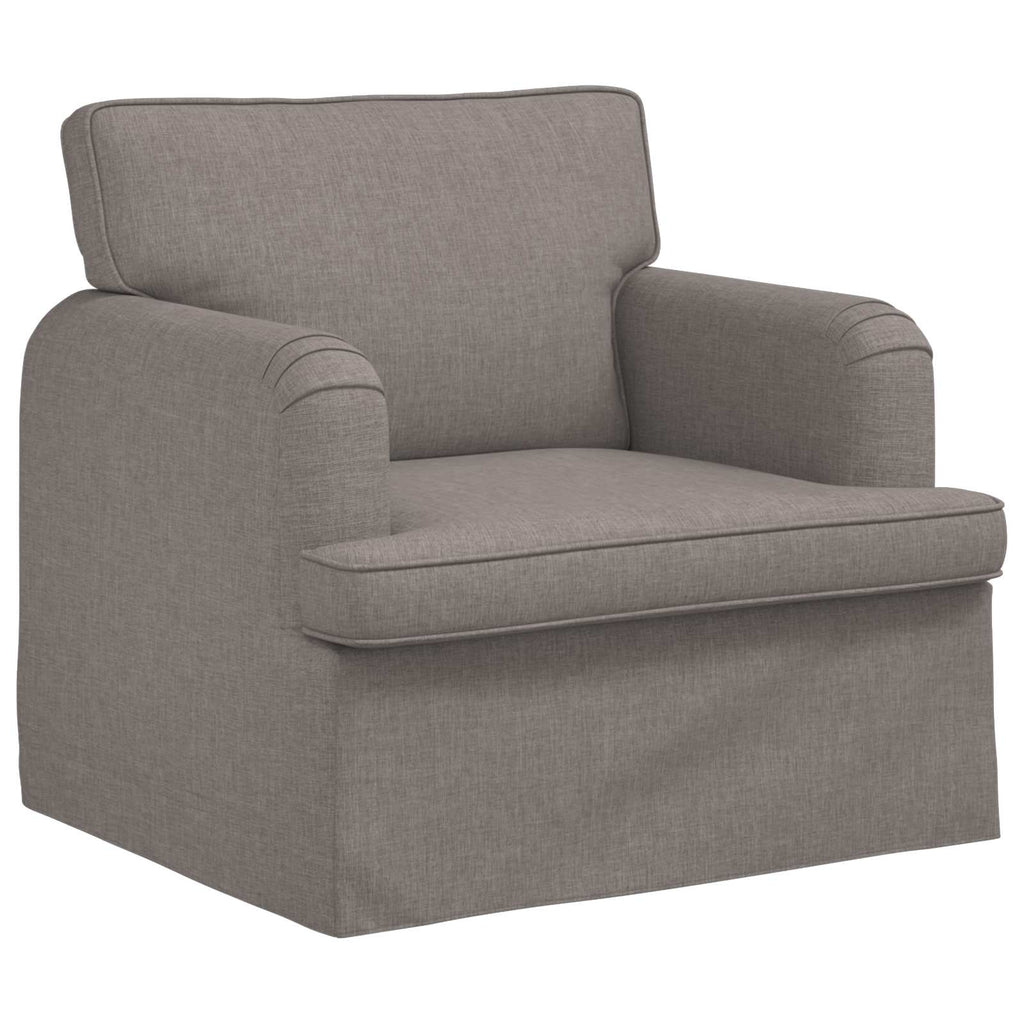 Sofa Taupe 84 x 80 x 85 cm Stoff