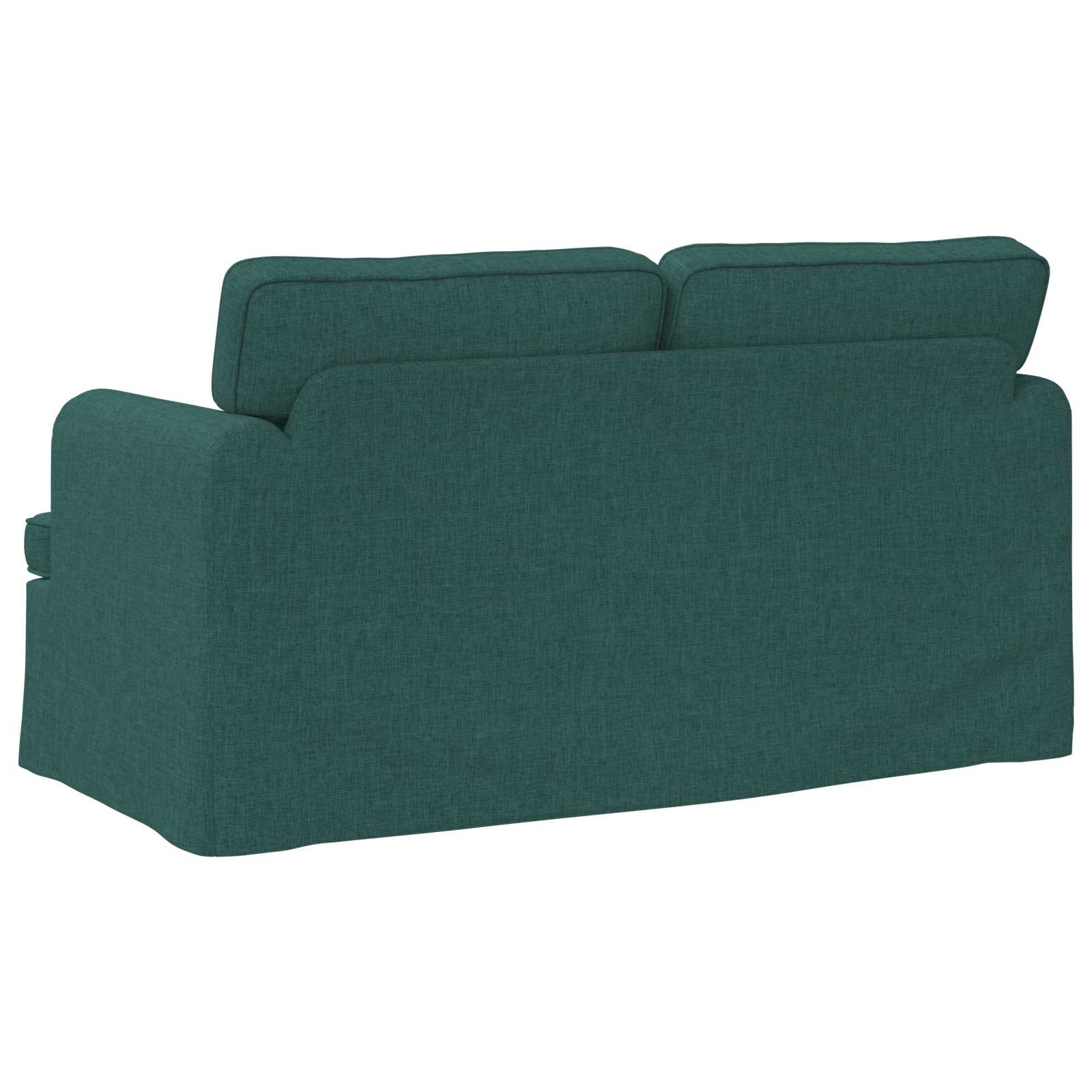 Sofa Dunkelgrün 144 x 80 x 85 cm Stoff