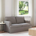 Sofa Taupe 144 x 80 x 85 cm Stoff