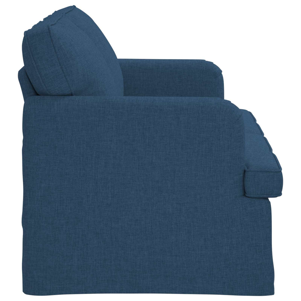 Sofa Blau 144 x 80 x 85 cm Stoff