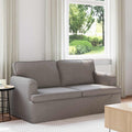 Sofa Taupe 162 x 80 x 85 cm Stoff