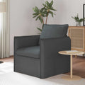 Sofa Dunkelgrau 75 x 82 x 85 cm Stoff