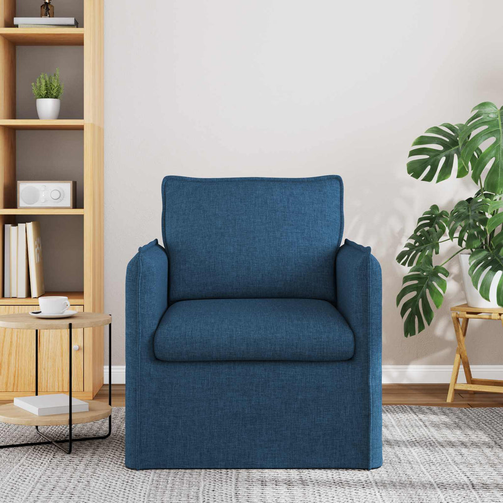 Sofa Blau 75 x 82 x 85 cm Stoff