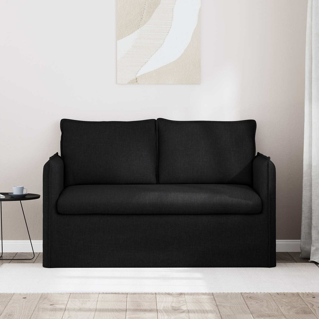 Sofa Schwarz 136 x 82 x 85 cm Stoff