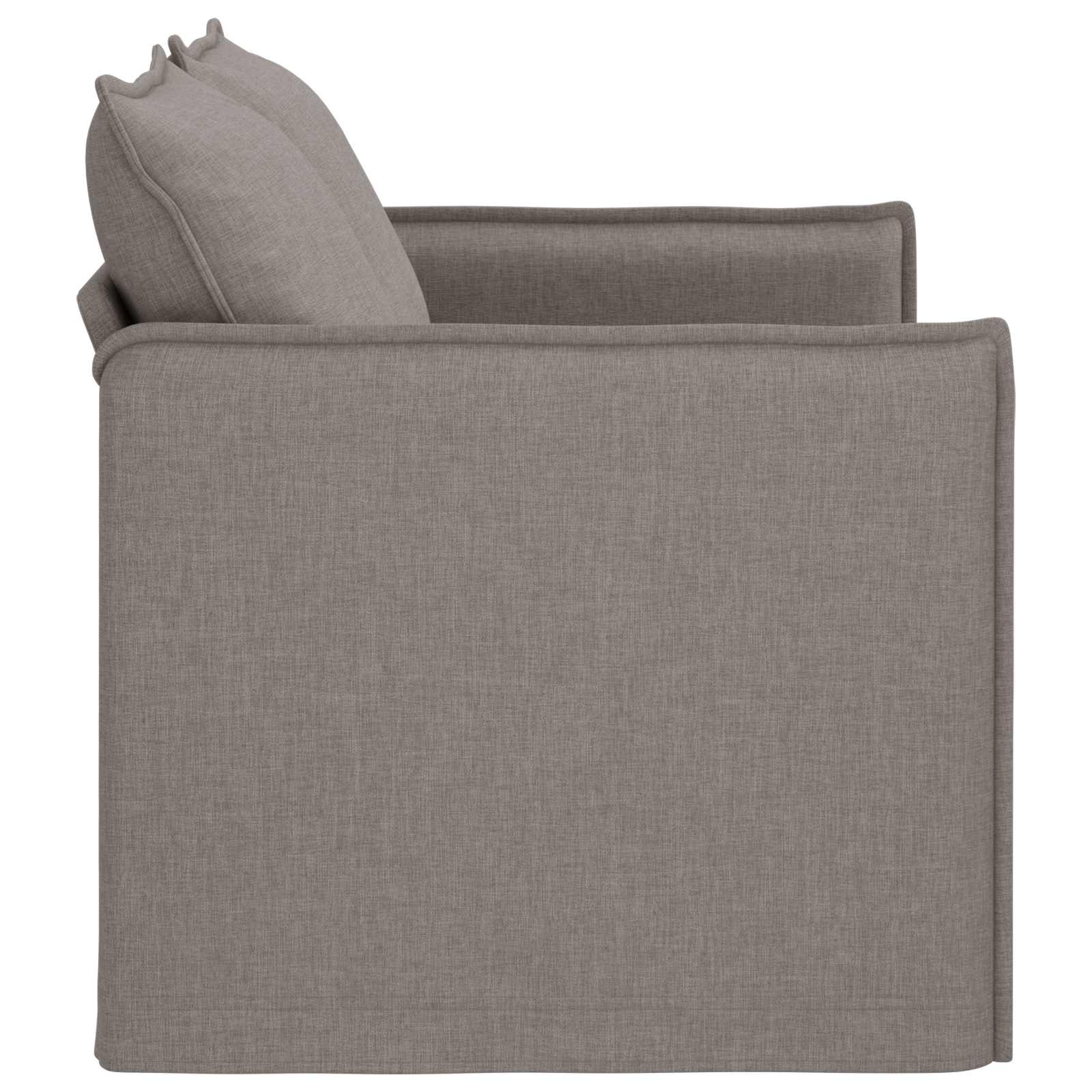 Sofa Taupe 136 x 82 x 85 cm Stoff