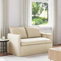 Sofa Creme 136 x 82 x 85 cm Stoff