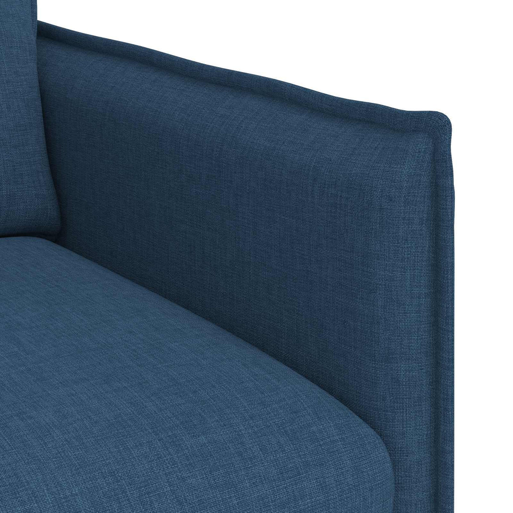 Sofa Blau 136 x 82 x 85 cm Stoff