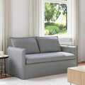Sofa Hellgrau 156 x 82 x 85 cm Stoff