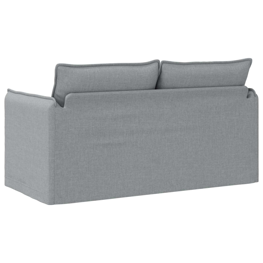 Sofa Hellgrau 156 x 82 x 85 cm Stoff