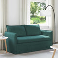 Sofa Dunkelgrün 156 x 82 x 85 cm Stoff