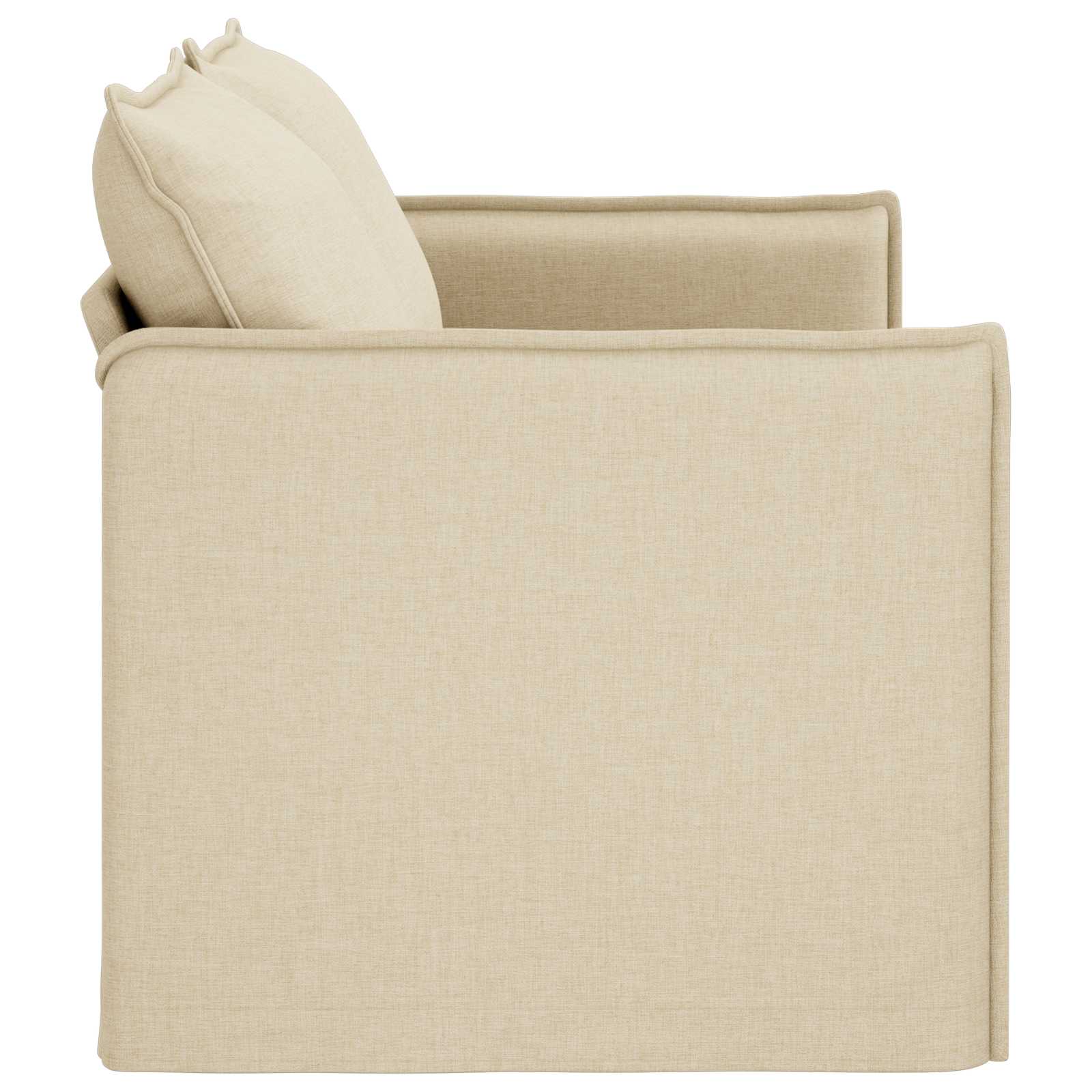 Sofa Creme 156 x 82 x 85 cm Stoff