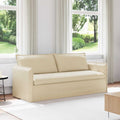 Sofa Creme 196 x 82 x 85 cm Stoff