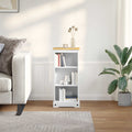 Bücherregal Weiß 46 x 29 x 100 cm Massives Kiefernholz