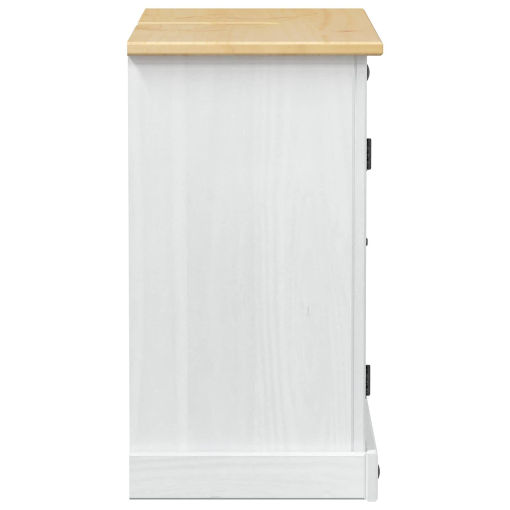 Waschbeckenunterschrank mit Regal mit Tür Weiß 73 x 33 x 60 cm