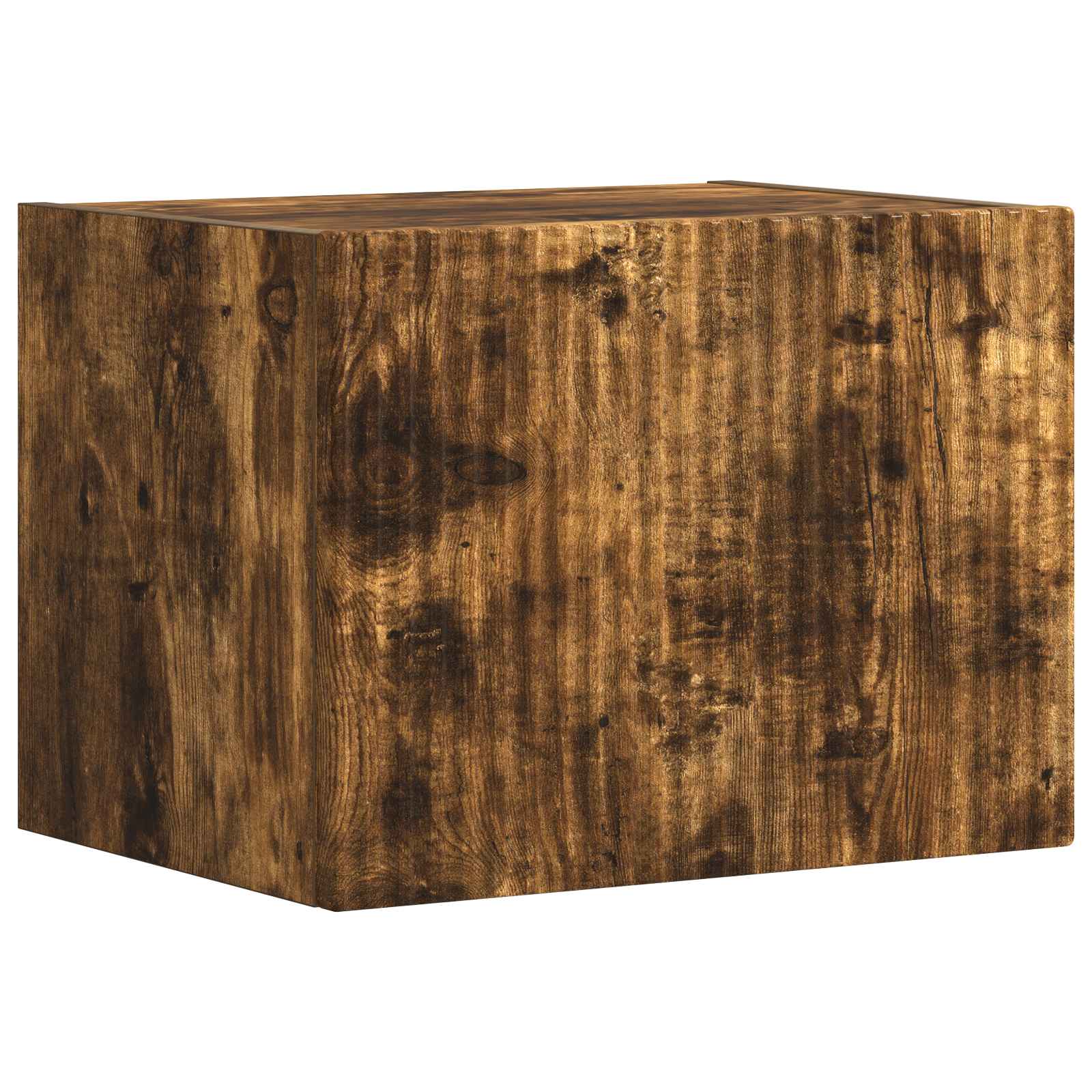 TV-Wandregal-Set 4 pcs Geräucherte Eiche Holzwerkstoff