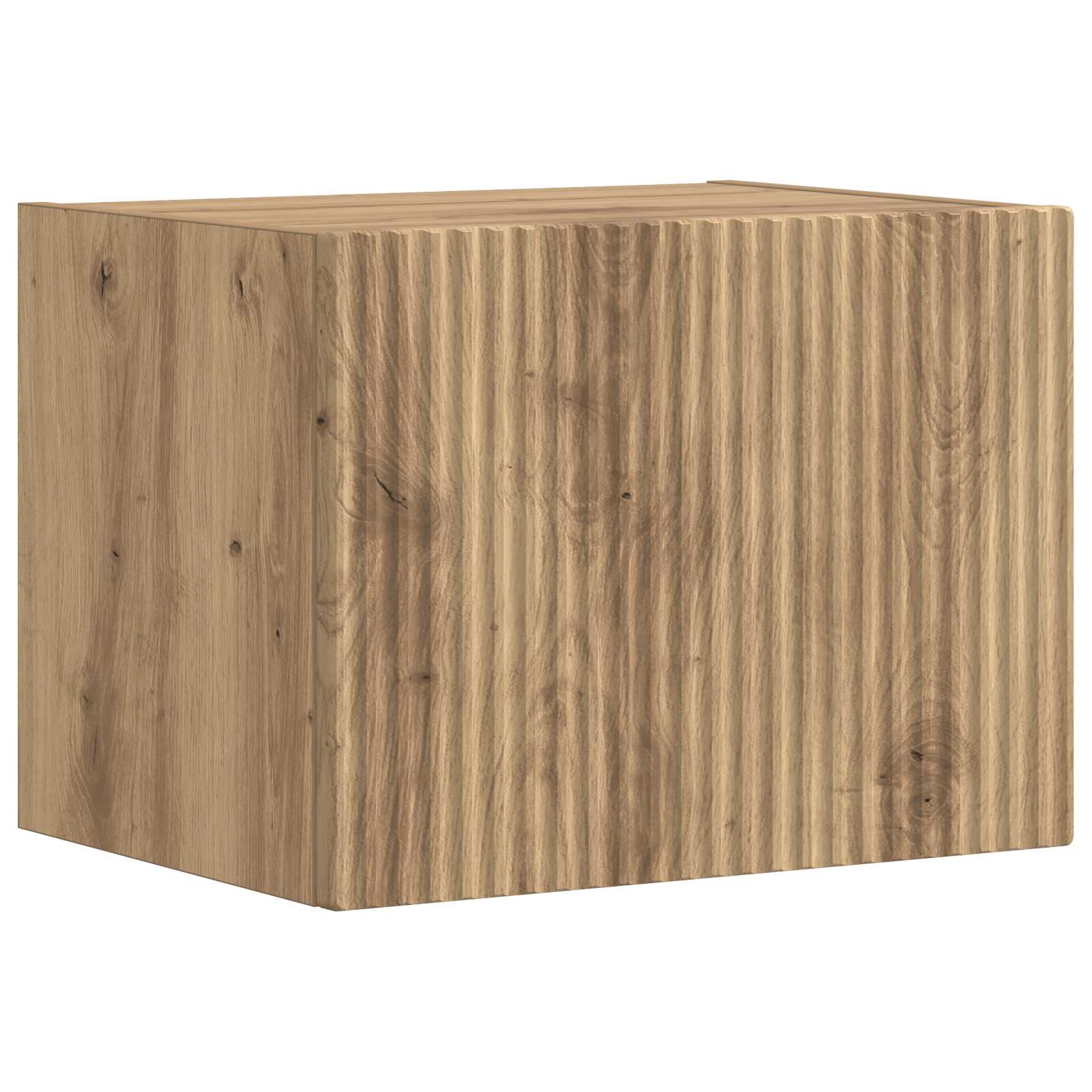 TV-Wandregal-Set Wandmontiert 4 pcs Artisan-Eiche Holzwerkstoff