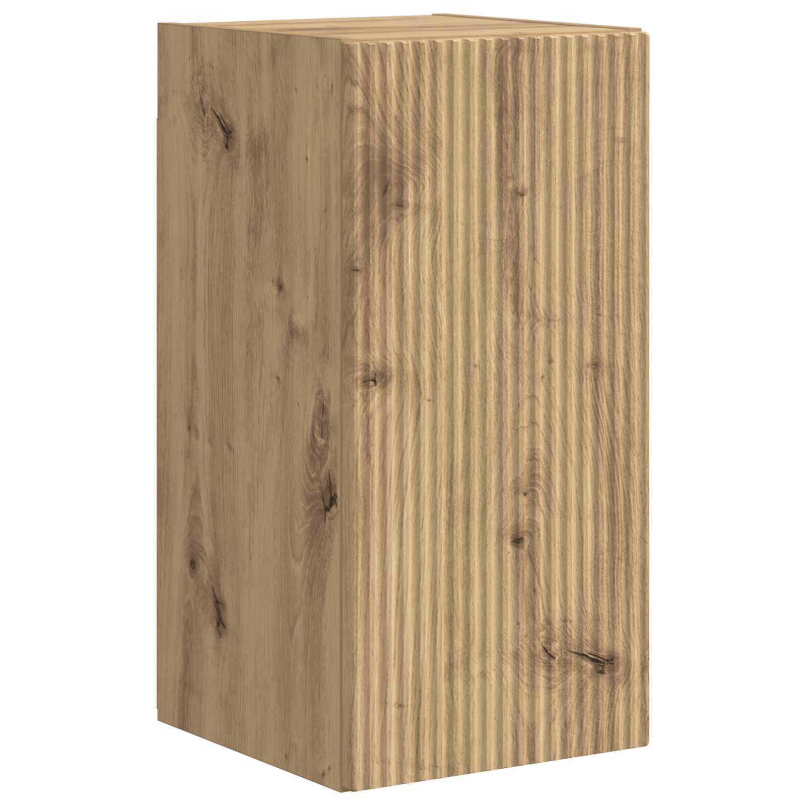 TV-Wandregal-Set Wandmontiert 4 pcs Artisan-Eiche Holzwerkstoff
