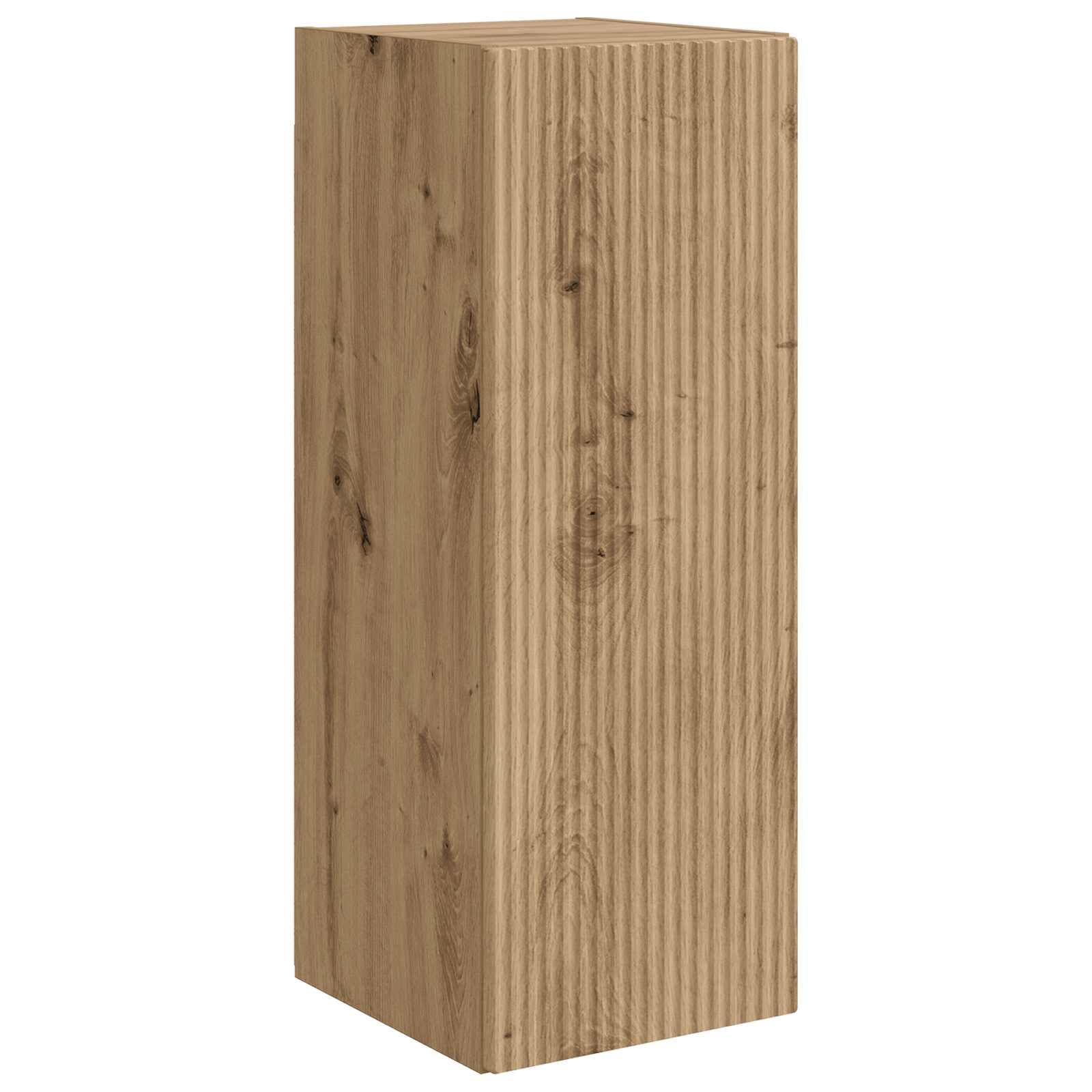 TV-Wandregal-Set Wandmontiert 4 pcs Artisan-Eiche Holzwerkstoff