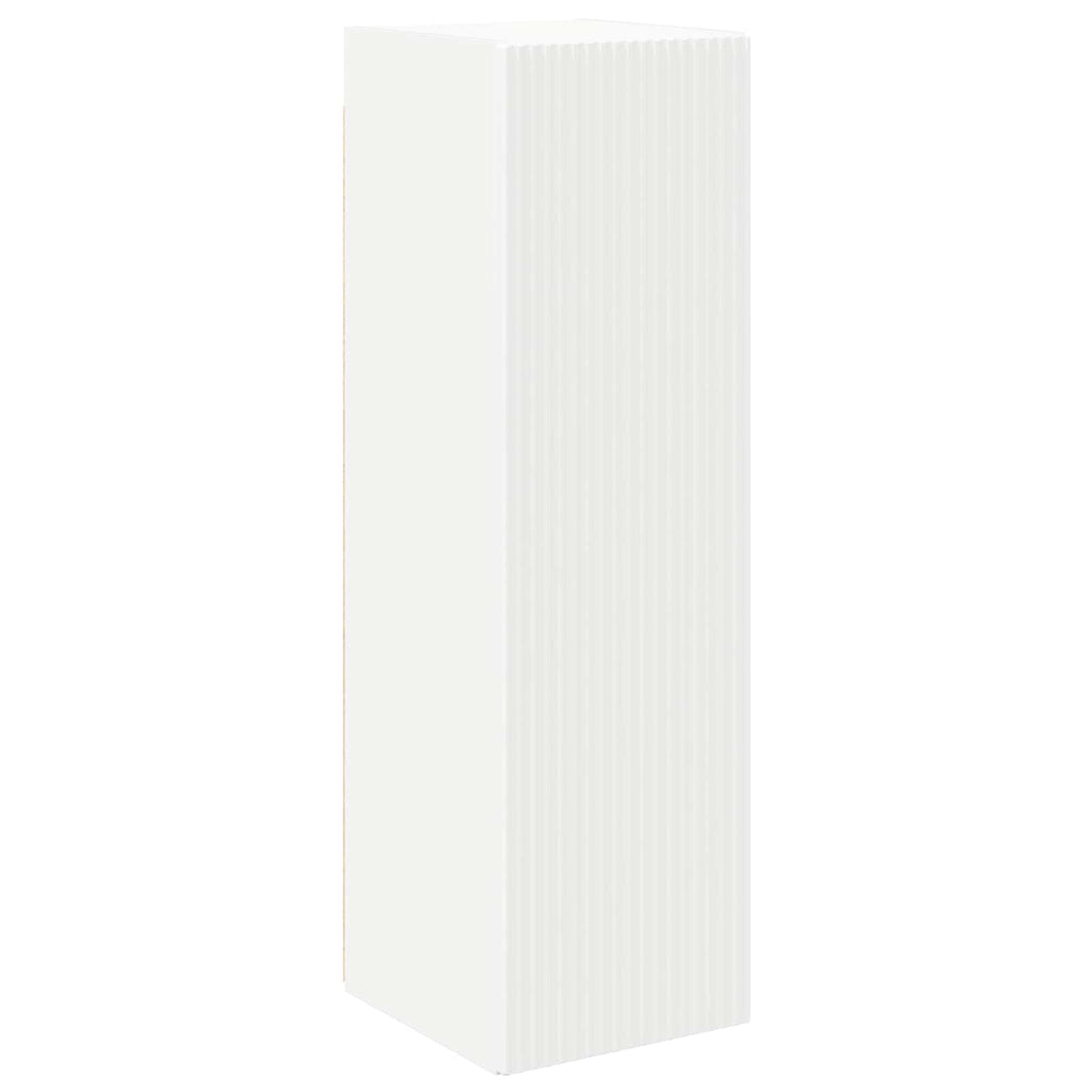 TV-Wandregal-Set Wandmontiert 6 pcs Weiß