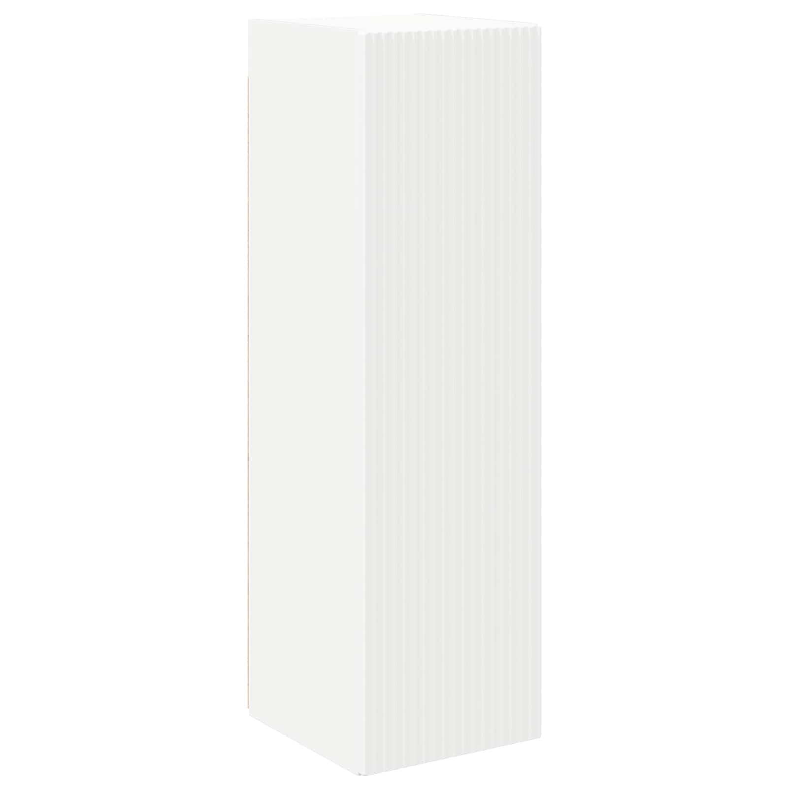TV-Wandregal-Set Wandmontiert 6 pcs Weiß