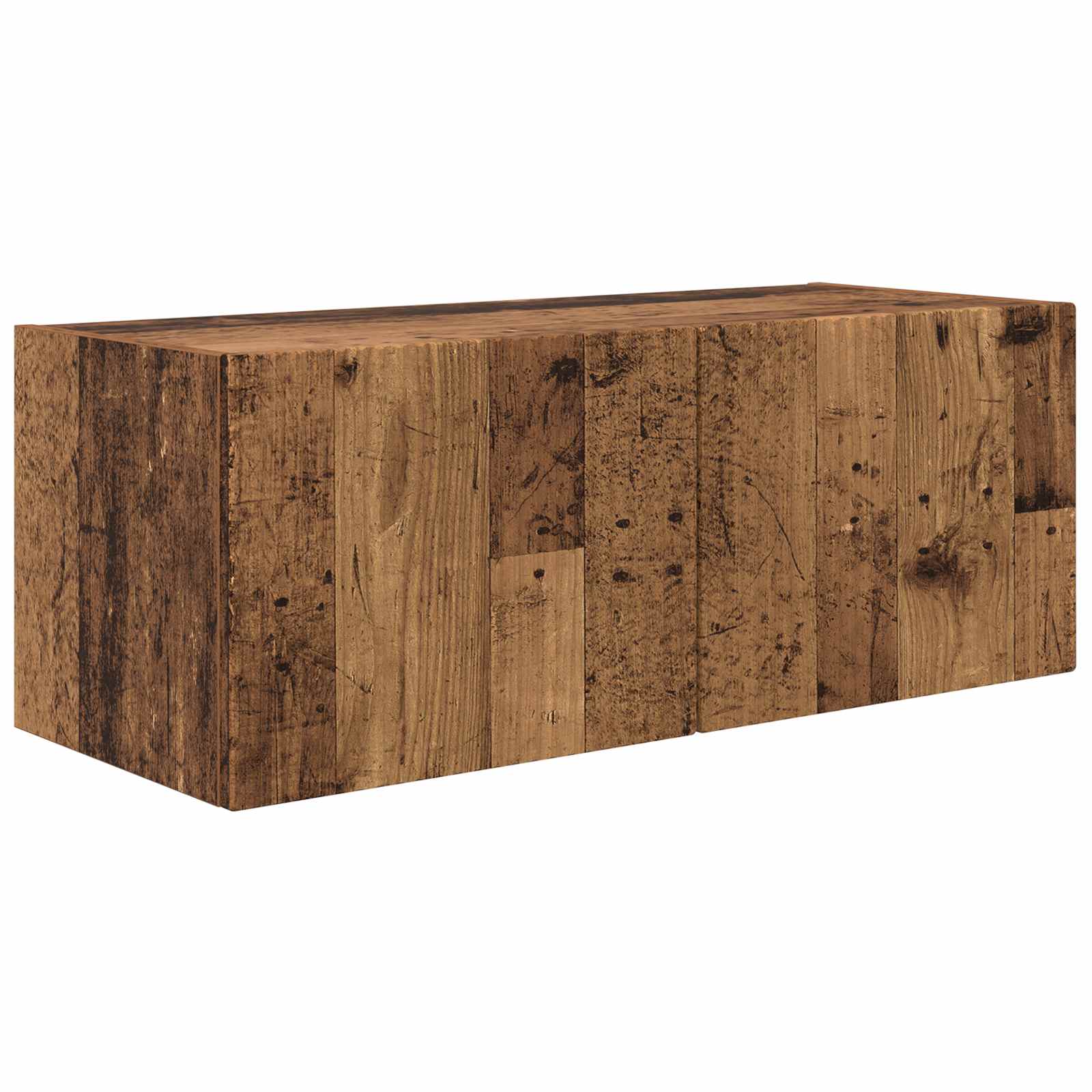 TV-Schrankset Wandmontiert 2 pcs Altholz Holzwerkstoff