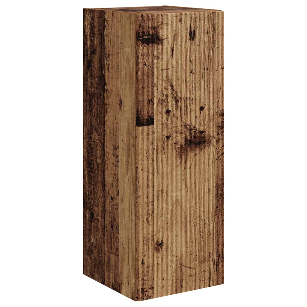 TV-Schrankset Wandmontiert 2 pcs Altholz Holzwerkstoff