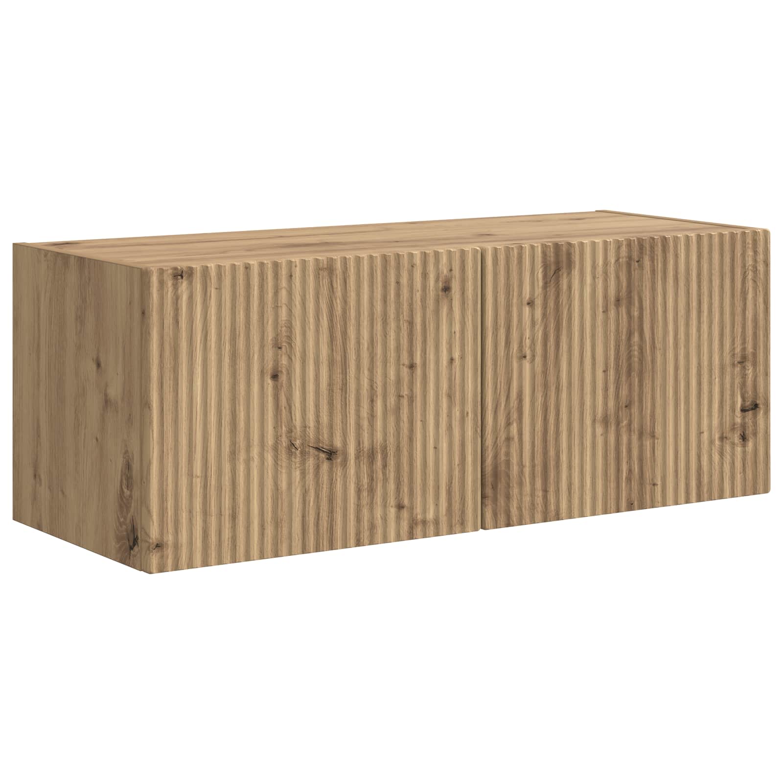 TV-Schrankset Wandmontiert 3 pcs Artisan-Eiche Holzwerkstoff