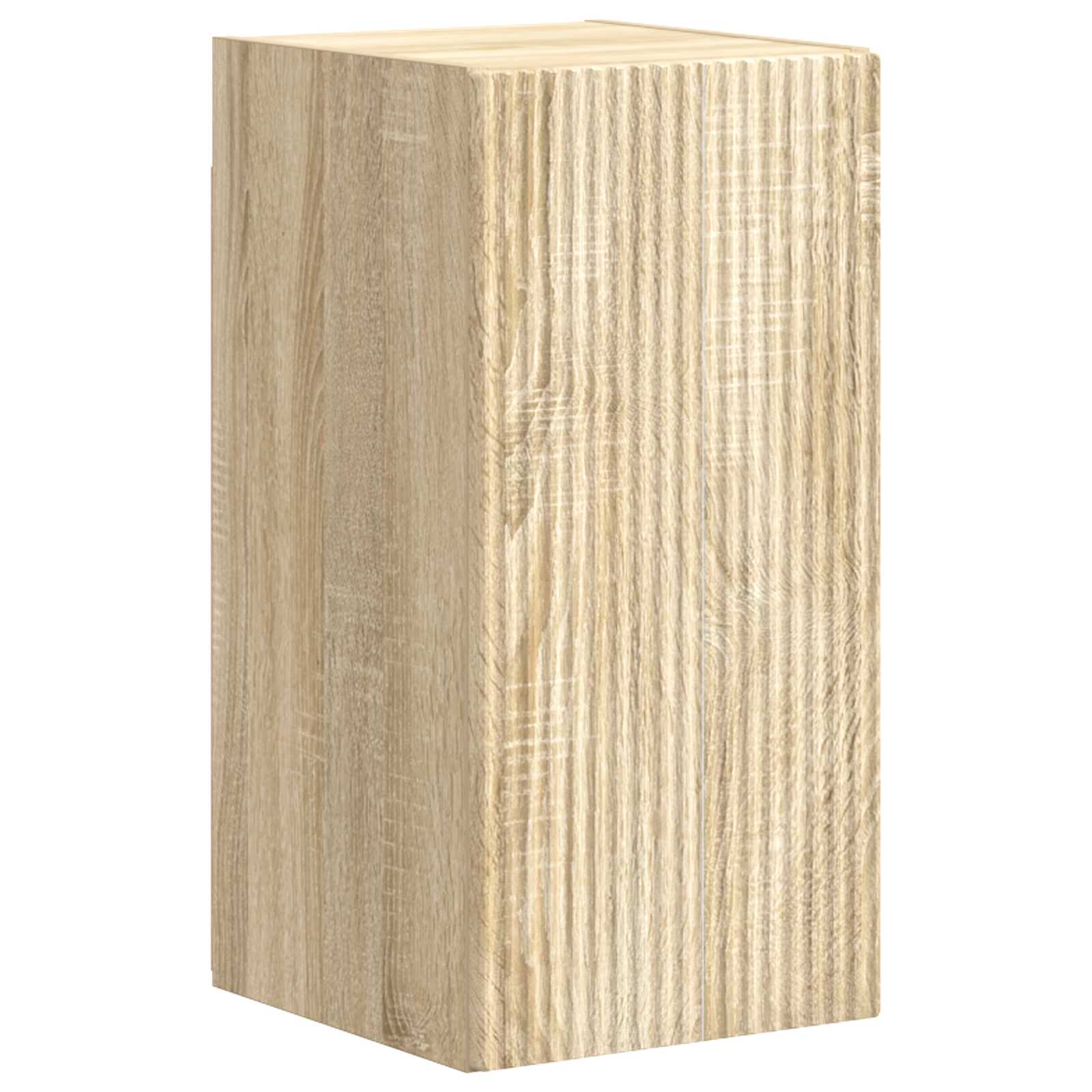 TV-Schrankset Wandmontiert 4 pcs Sonoma-Eiche Holzwerkstoff