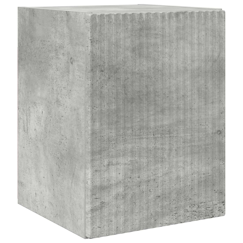 TV-Schrankset Wandmontiert 3 pcs Beton Grau Holzwerkstoff