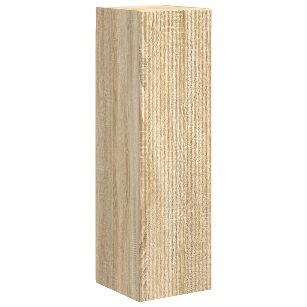 TV-Schrankset Wandmontiert 4 pcs Sonoma-Eiche Holzwerkstoff