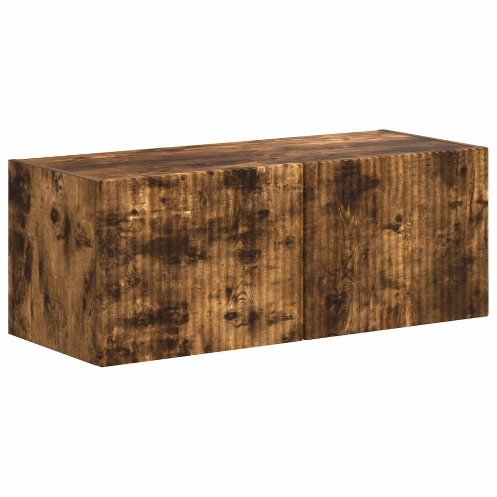 TV-Schrankset 4 pcs Geräucherte Eiche Holzwerkstoff
