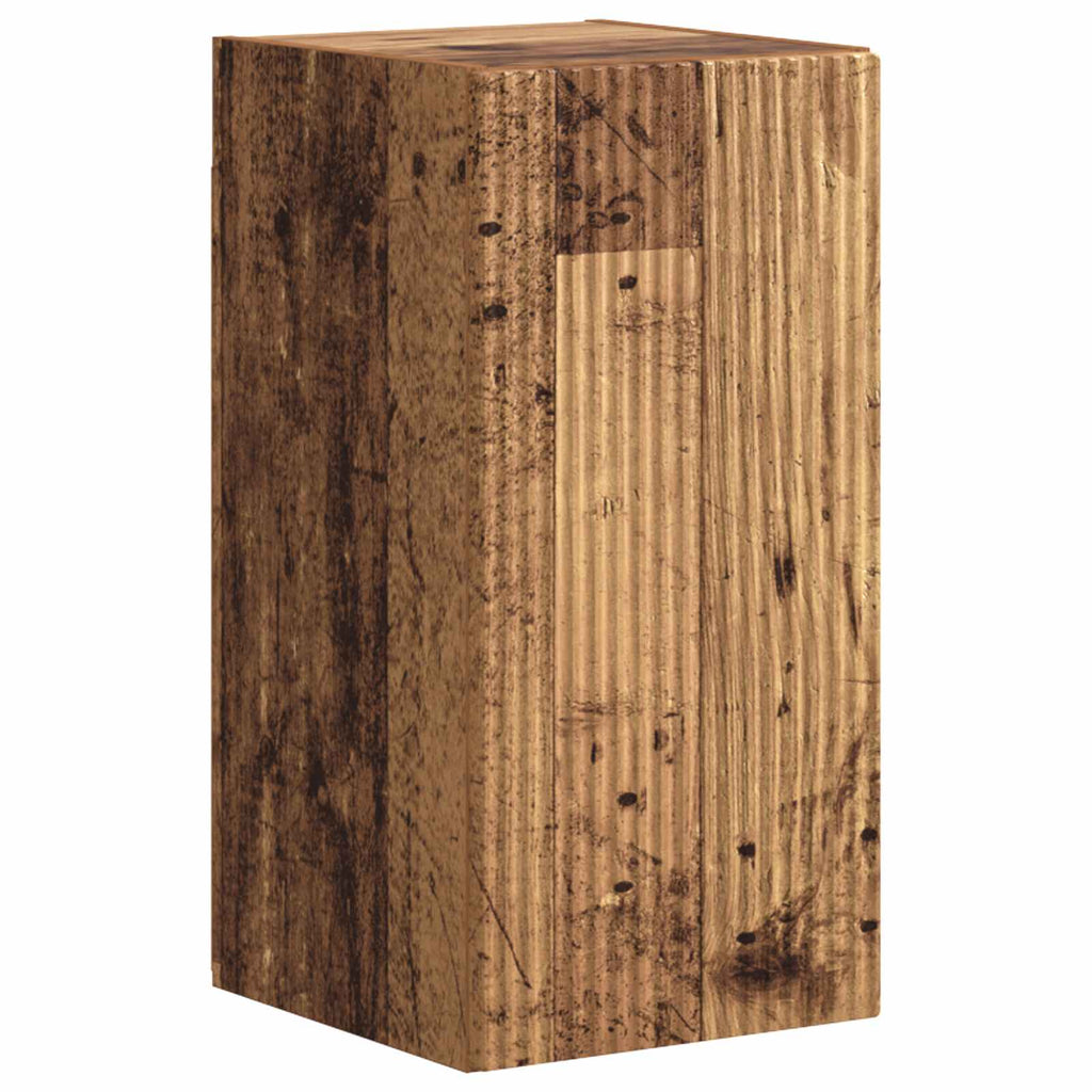 TV-Schrankset Wandmontiert 4 pcs Altholz Holzwerkstoff