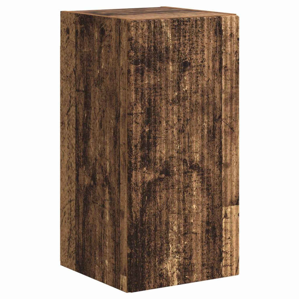 TV-Schrankset Wandmontiert 4 pcs Altholz Holzwerkstoff