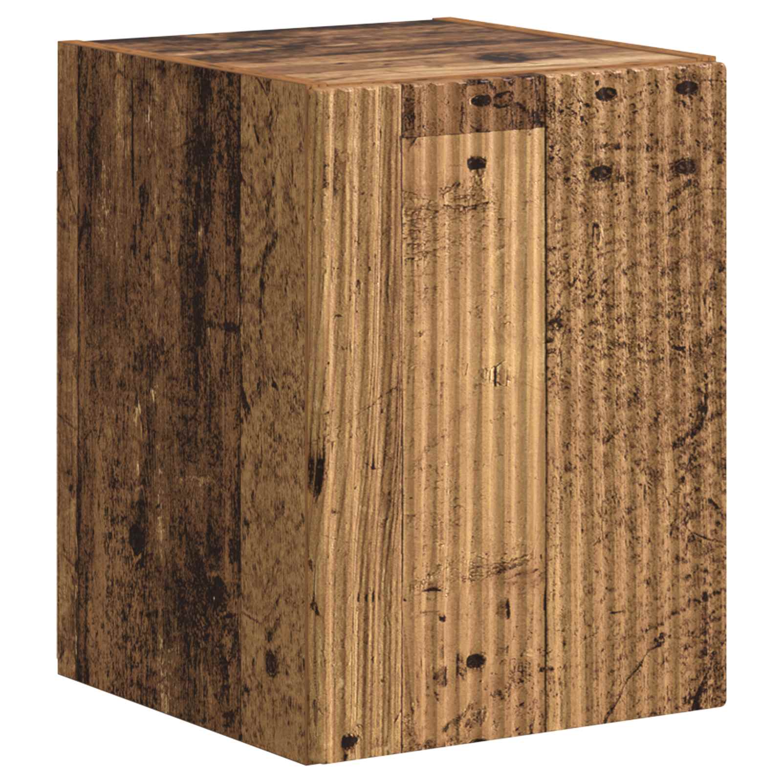 TV-Schrankset Wandmontiert 4 pcs Altholz Holzwerkstoff
