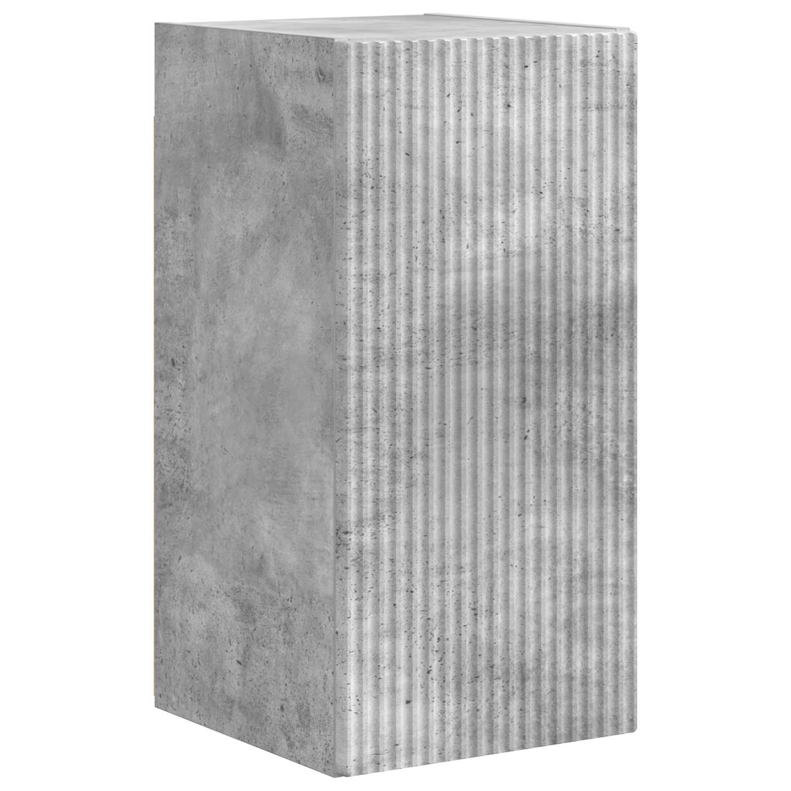 TV-Schrankset Wandmontiert 5 pcs Beton Grau Holzwerkstoff