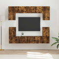 TV-Schrankset 5 pcs Geräucherte Eiche Holzwerkstoff