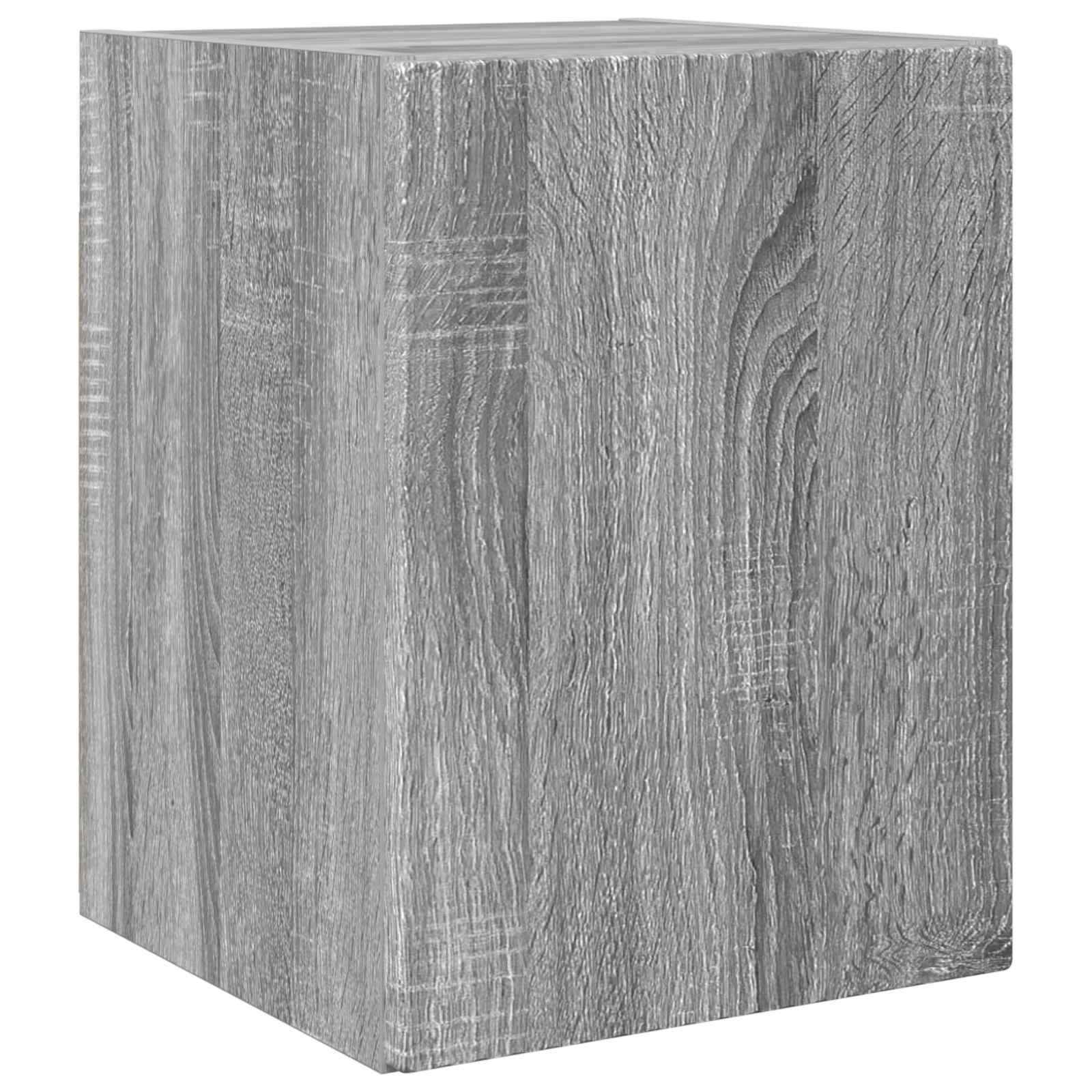 TV-Schrankset Wandmontiert 5 pcs Graues Sonoma Holzwerkstoff