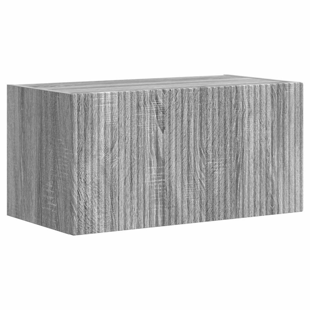 TV-Schrankset Wandmontiert 5 pcs Graues Sonoma Holzwerkstoff