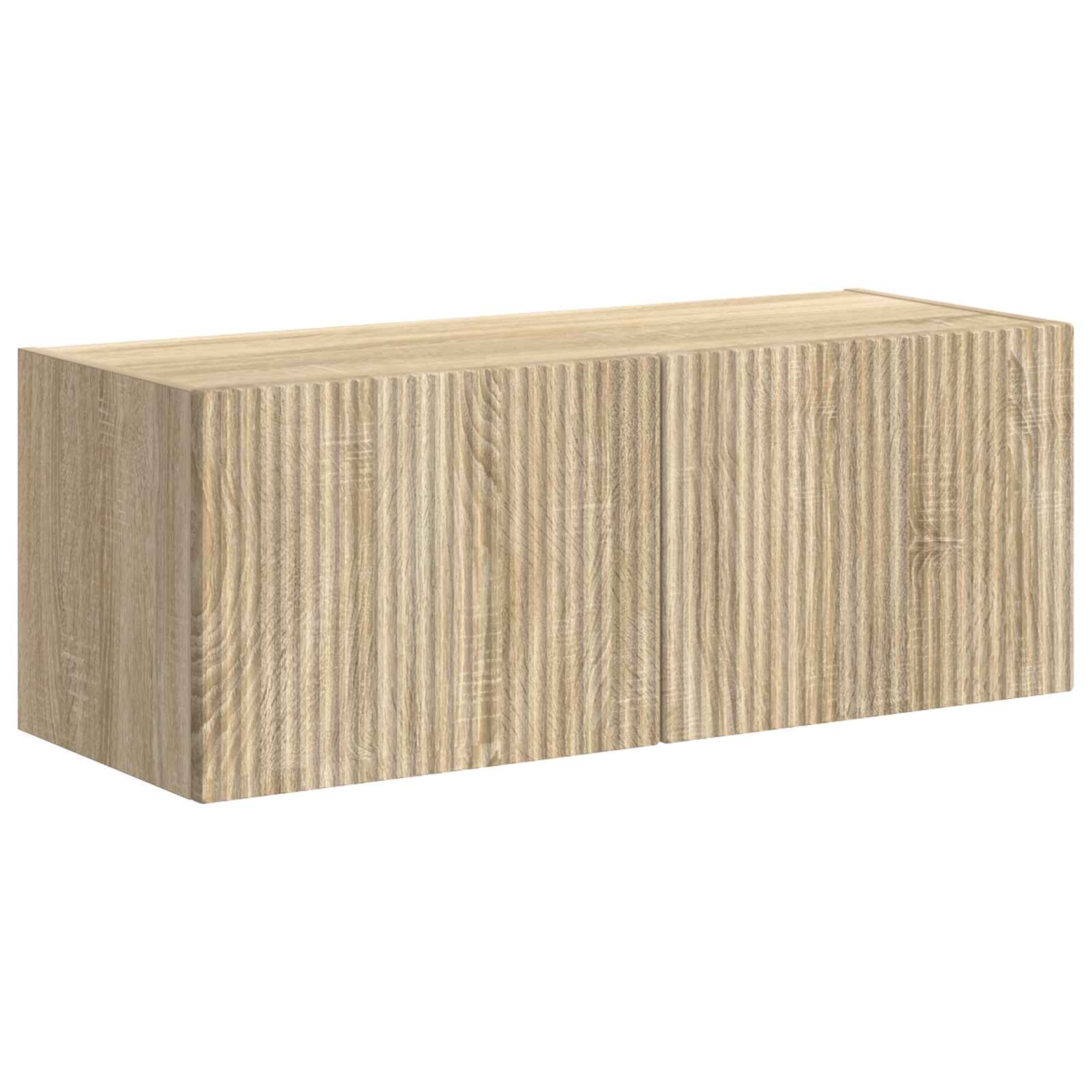 TV-Schrankset Wandmontiert 6 pcs Sonoma-Eiche Holzwerkstoff
