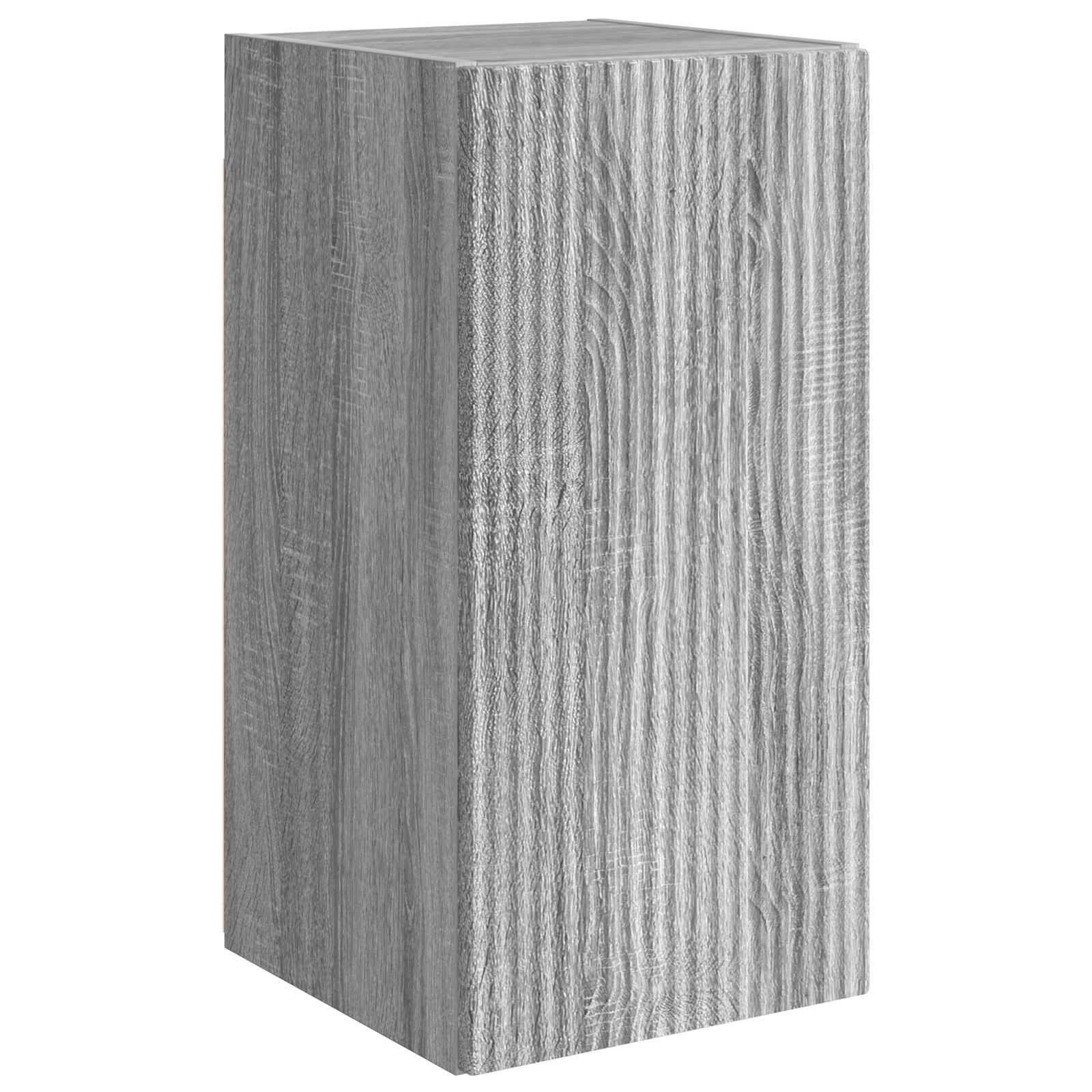 TV-Schrankset Wandmontiert 6 pcs Graues Sonoma Holzwerkstoff