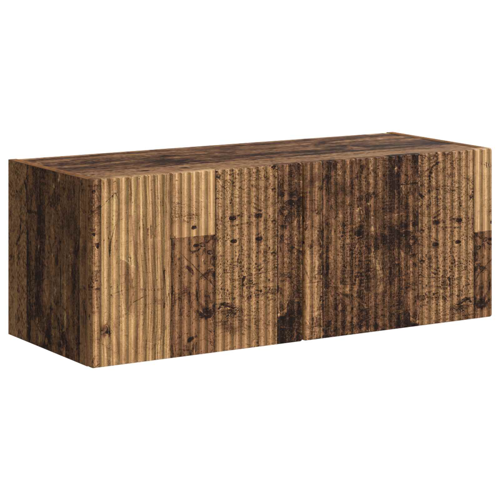 TV-Schrankset Wandmontiert 6 pcs Altholz Holzwerkstoff