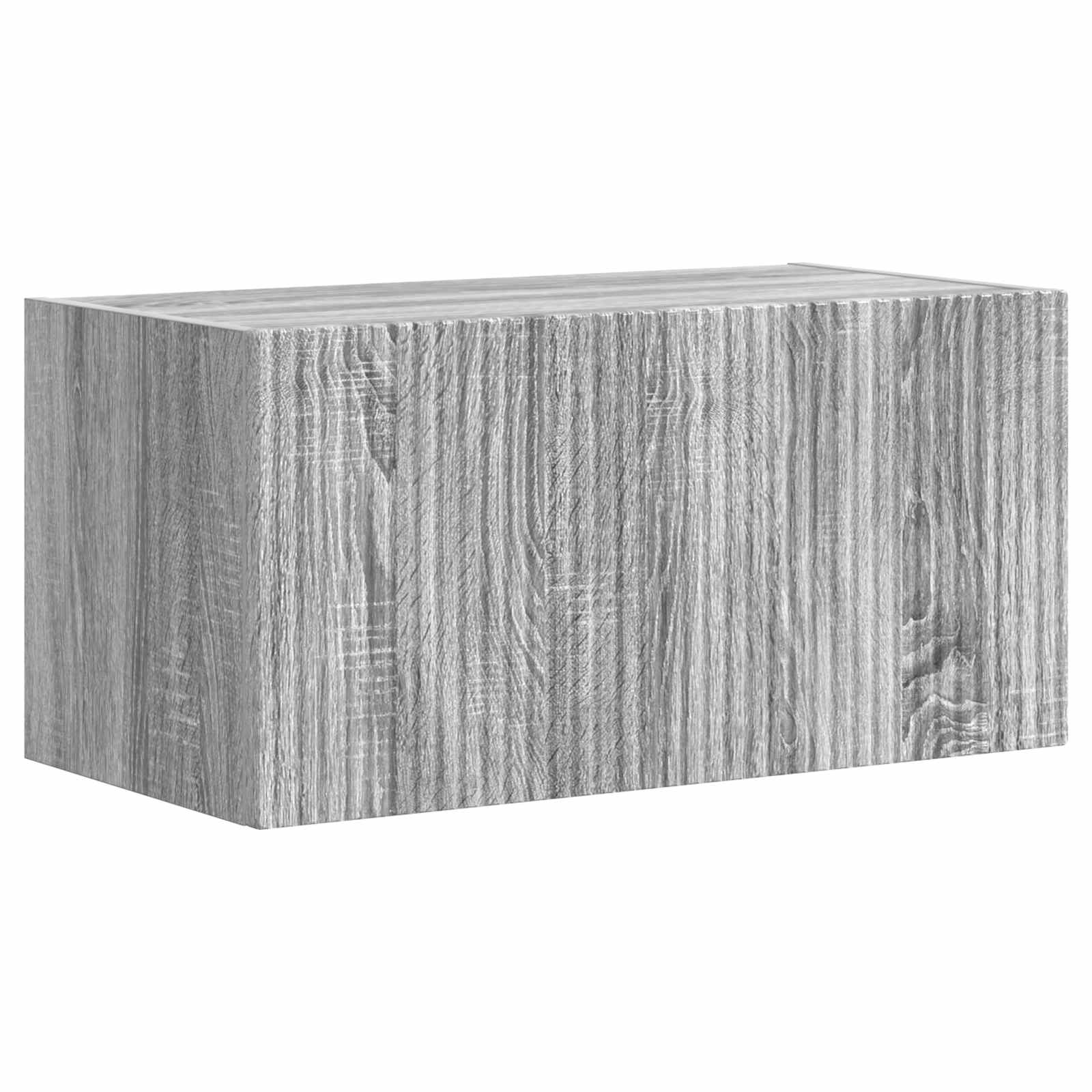 TV-Schrankset Wandmontiert 5 pcs Graues Sonoma Holzwerkstoff
